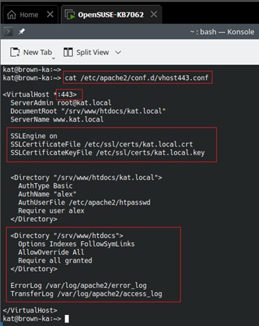 apache setup and configurations