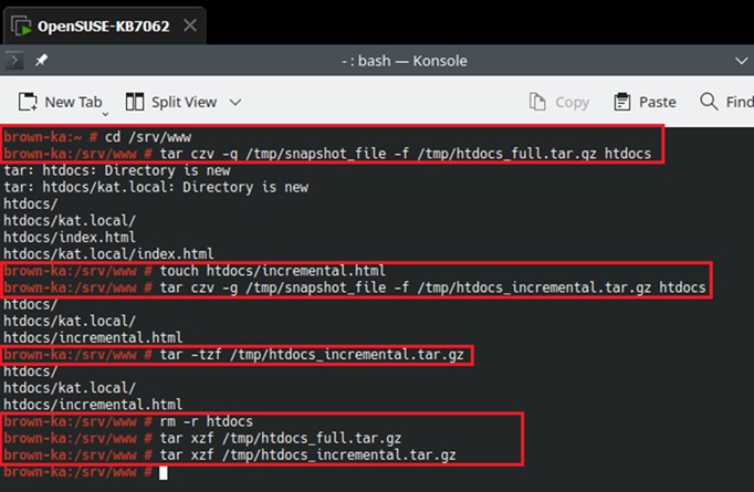 making backups of Linux files