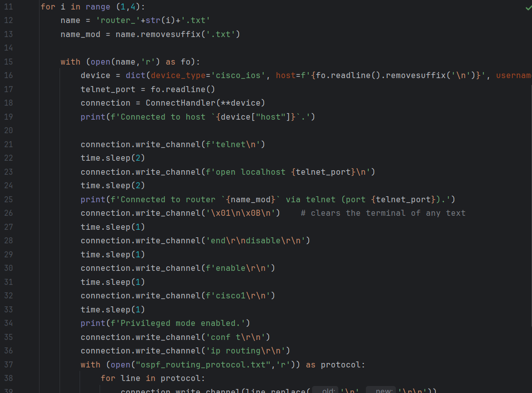 multi-router configurations